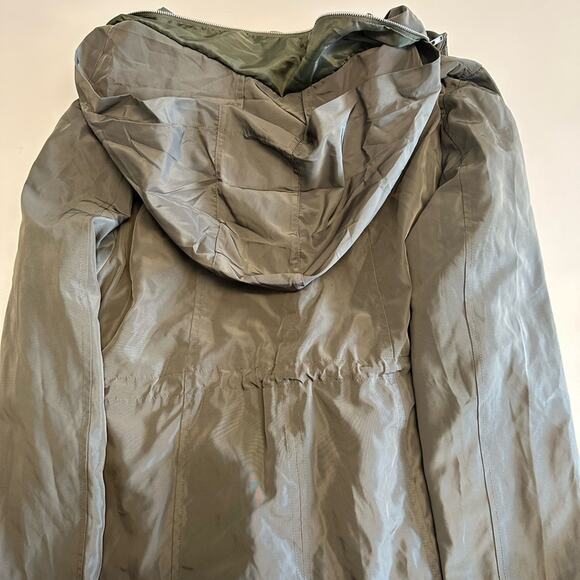 Iris Utility Jacket Parka Women's Medium M Green Hooded Coat Outdoor Casual Army - Picture 5 of 6